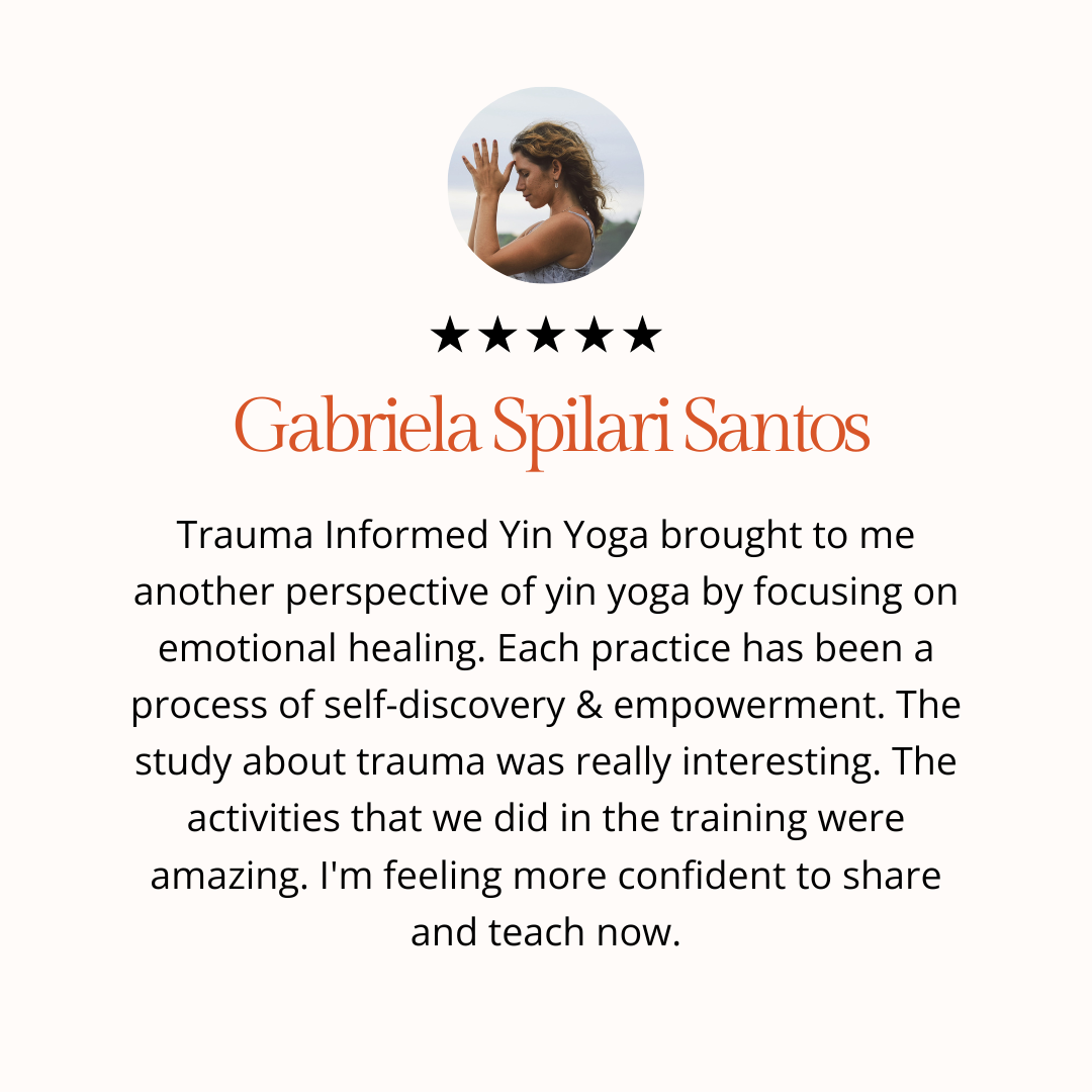 Trauma Informed Yin Yoga Teacher Training Annie Au Yoga Alliance