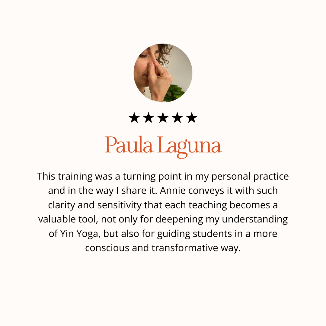 Annie Au Trauma Informed Somatic Yin yoga teacher training 