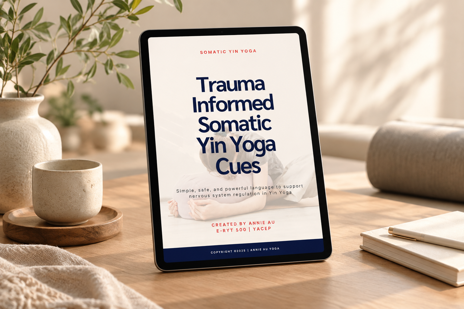 Annie Au Trauma Informed somatic Yin yoga teacher training 
