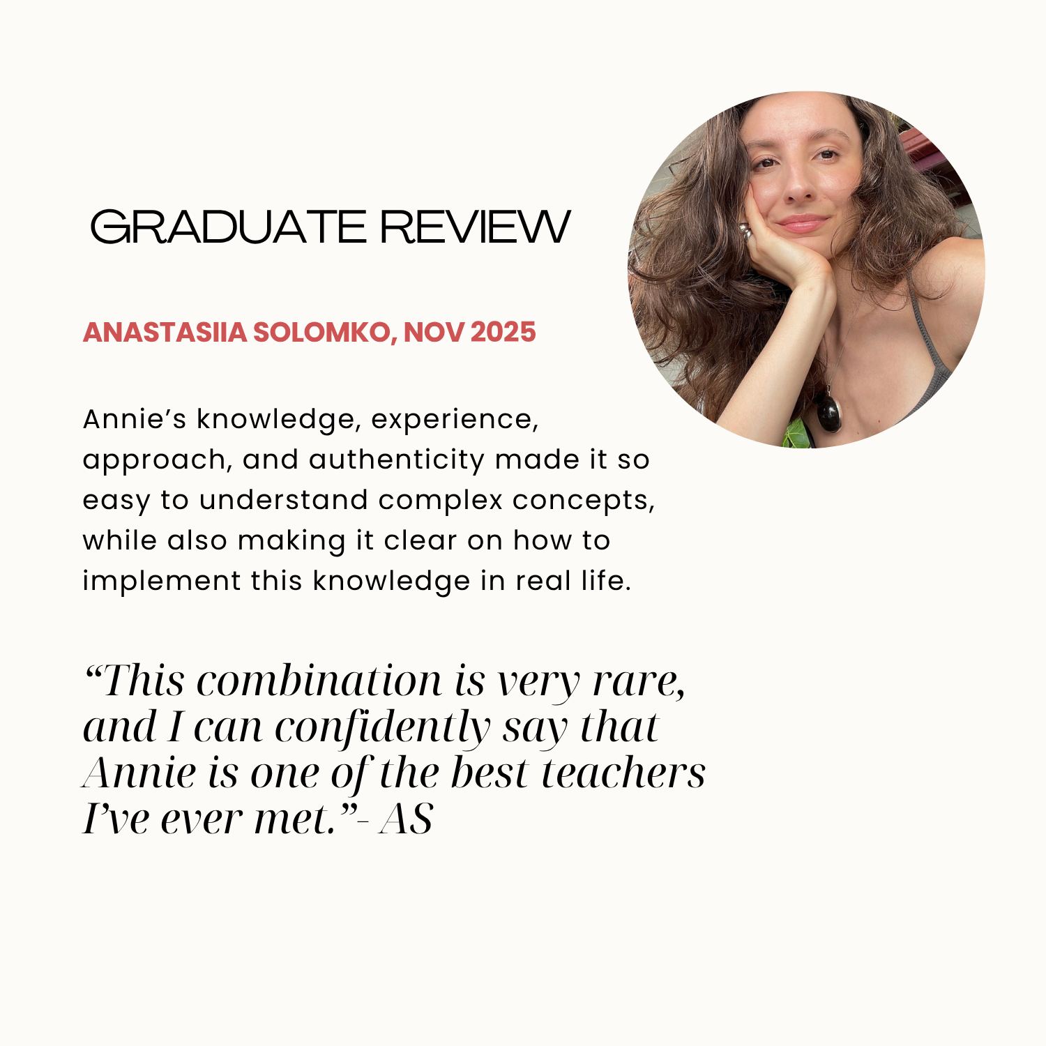 Annie Au Trauma Informed Somatic Yin yoga teacher training 